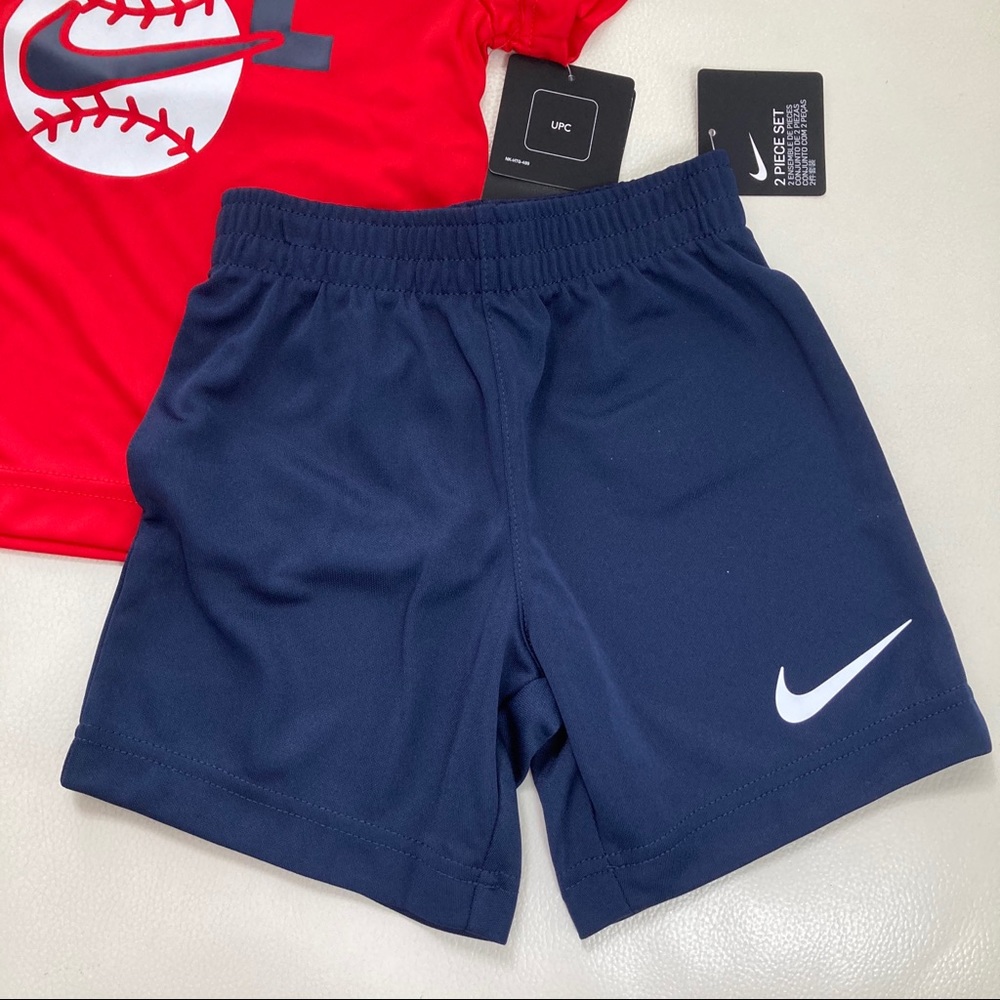 Nike baseball ⚾️ cute active shorts tee set - Picture 3 of 5